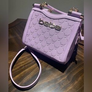 NWOT Bebe Celia Mini Satchel Crossbody-lilac